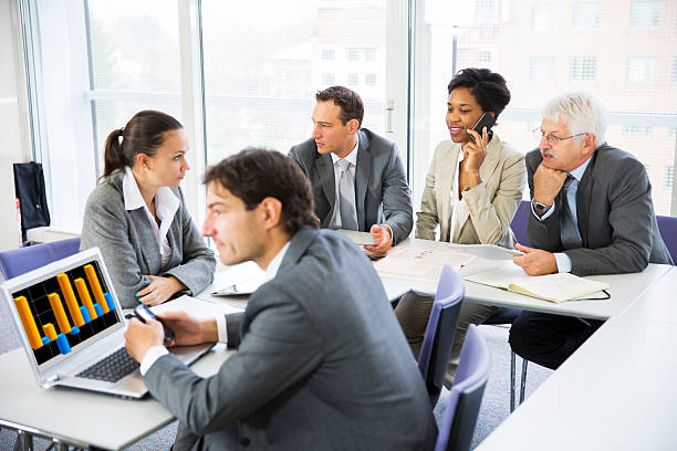 istock Business meeting... one of them checking data on laptopt 509172876