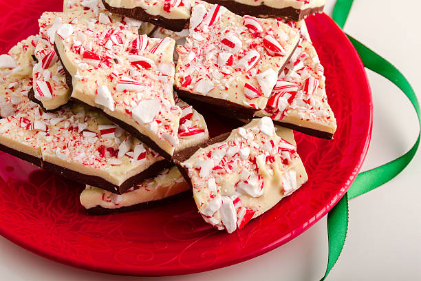 istock Traditional Holiday Chocolate Peppermint Bark 509174941