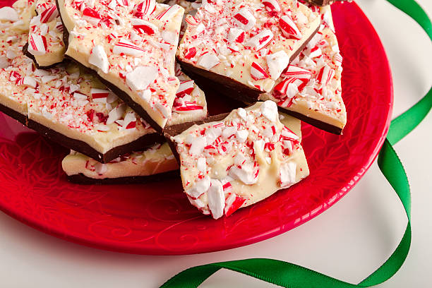 istock Traditional Holiday Chocolate Peppermint Bark 509174943