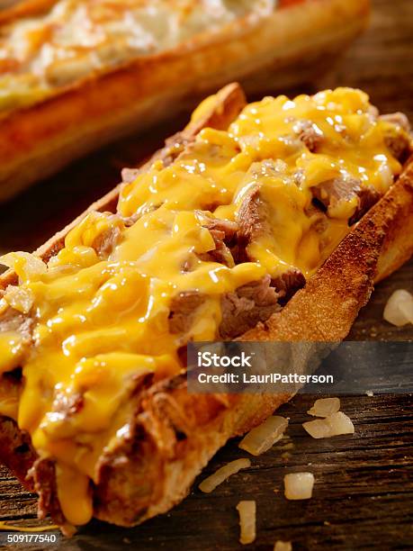 Philly Cheese Steak Sandwiches Stock Photo - Download Image Now - Philadelphia Cheese Steak, Philadelphia - Pennsylvania, Food