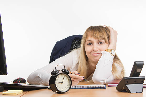 istock Tired office employee tries to schedule the working day 509179192