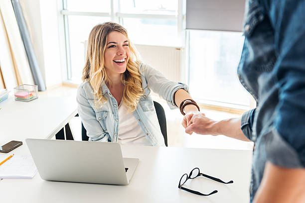istock Giving a fist bump 509180290