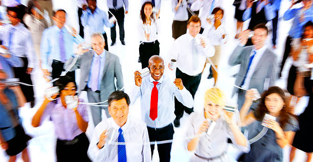 istock Large Group of Business People Communication Concept 509181988