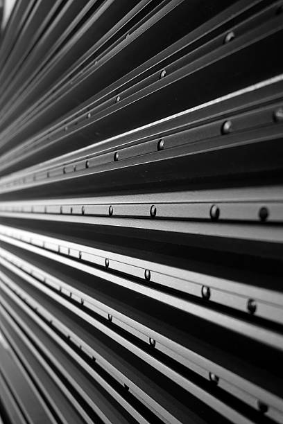istock abstract line up of aluminum profile 509183230