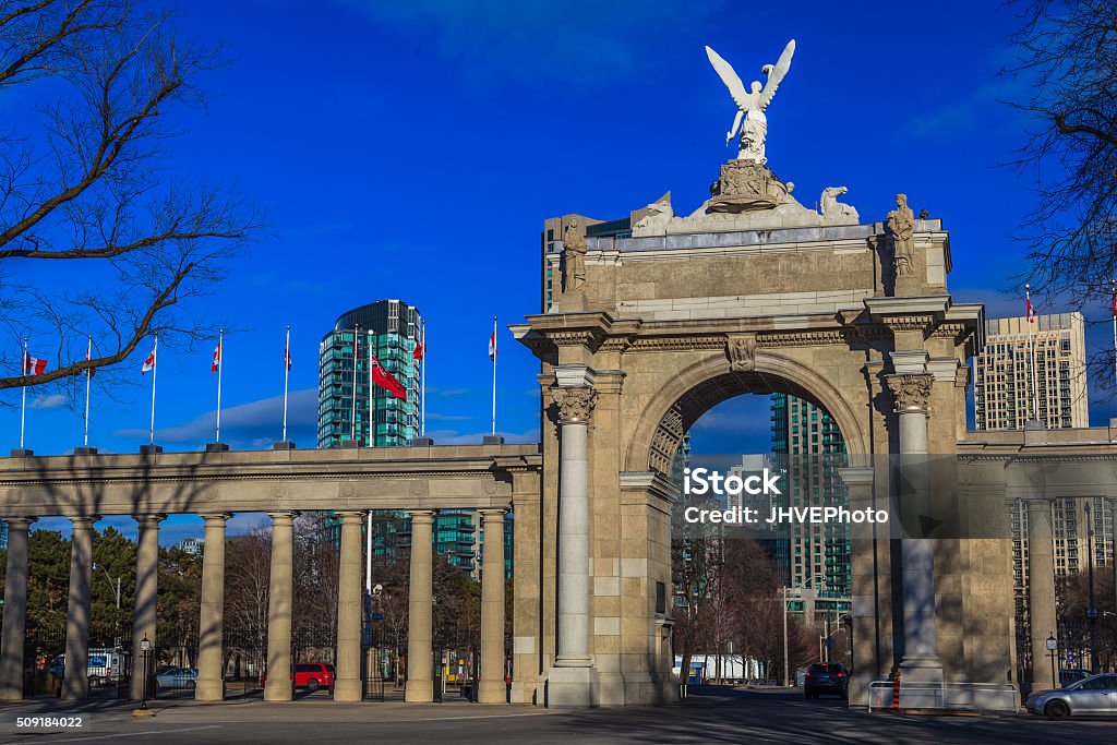 Enercare Centre at Exhibition Place Toronto, Canada - February 06, 2016: Enercare Centre view from gate of Exhibition Place   Toronto Stock Photo