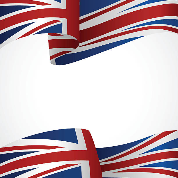 illustrazioni stock, clip art, cartoni animati e icone di tendenza di regno unito decorazioni - british flag vector uk national flag