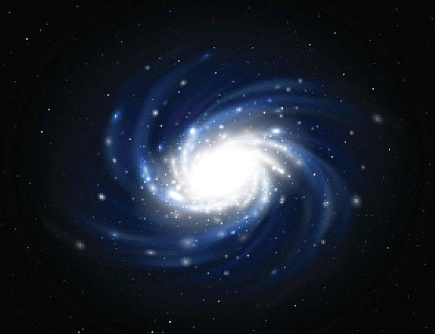 иллюстрация молочный путь - andromeda galaxy constellation earth planet stock illustrations
