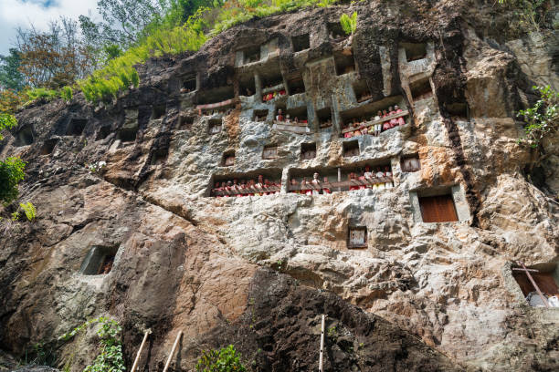 istock Lemo is cliffs burial site in Tana Toraja 509187652