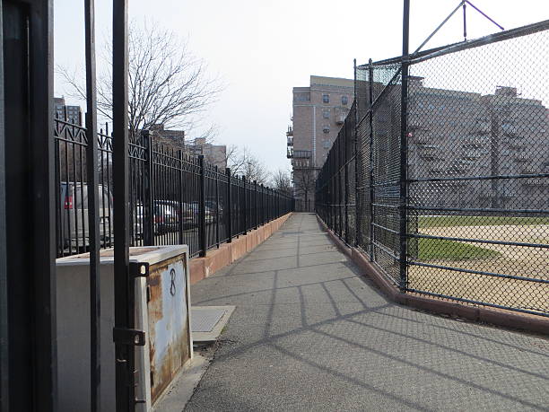 istock Ball-field surounded by iconic gate in eddition to fence 509187766