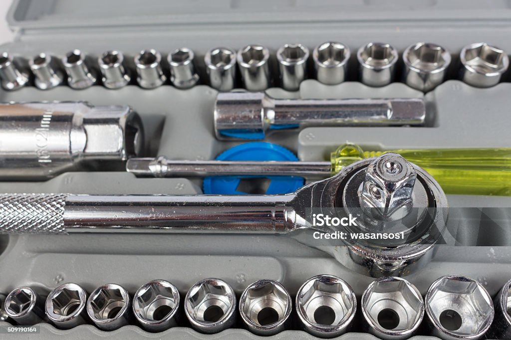Engineering Combination Set Combination Socket Wrench Set For Engineer Stock Photo - Download Image ...