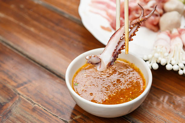 Pork and sea food grill