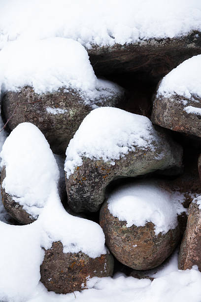 istock The stones under the snow in winter 509193584