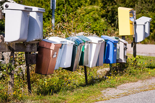 istock Mailboxes in a row on the Swedish countryside 509193818