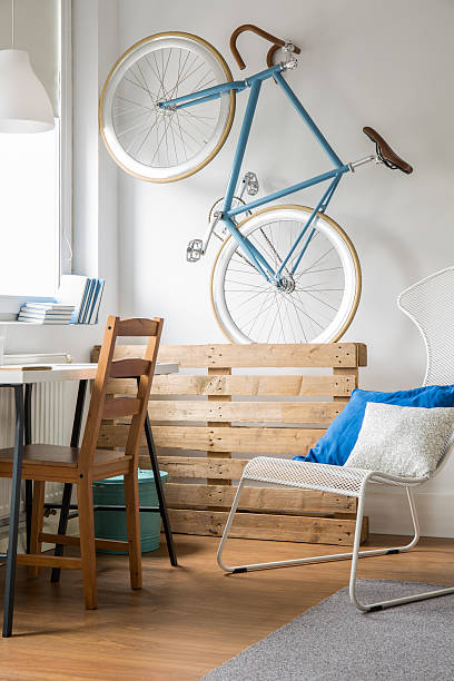 istock Storing bike in room 509196340