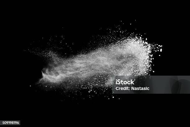 Burst Stock Photo - Download Image Now - Sand, Flying, Particle