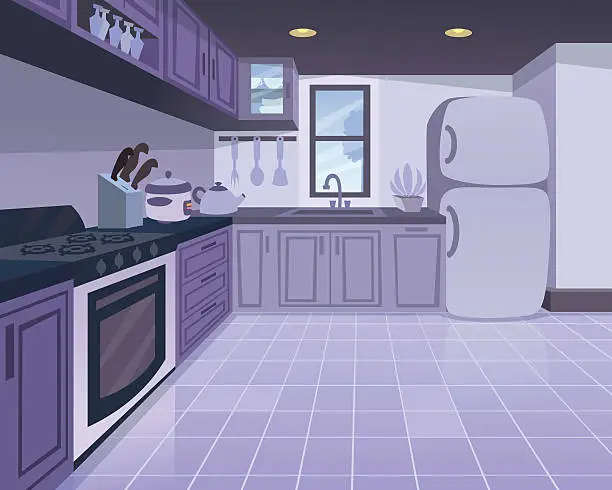 Vector illustration of Kitchen