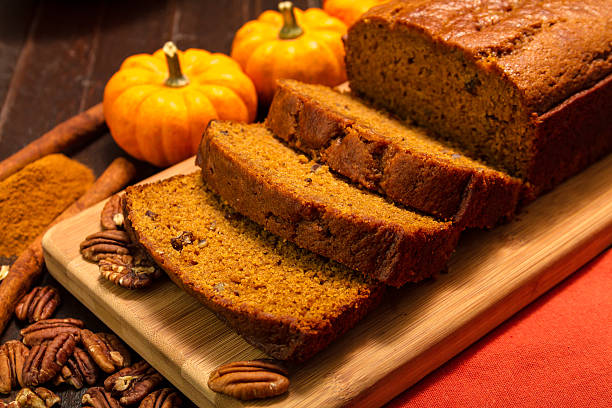 Pumpkin Bread stock photo