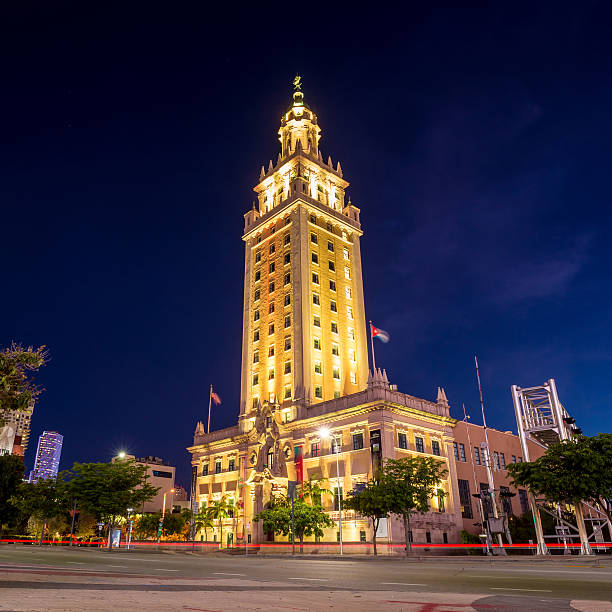 istock Freedom Tower at twilight in Miami 509205515