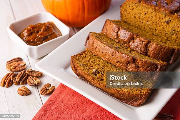 Pumpkin Bread Stock Photo - Download Image Now - Autumn, Baked, Baked Pastry Item