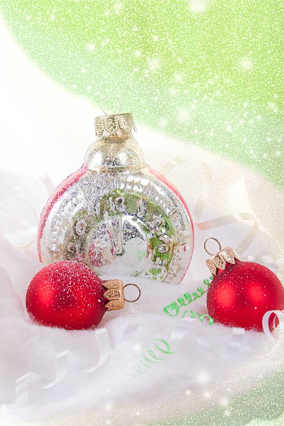 istock New Year's Decorations in the Snowfall 509211291
