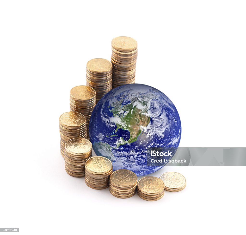 Thế Giới Đang Đứng Trên Tiền Bạc Hình Ảnh Trái Đất Do Nasa Cung ...