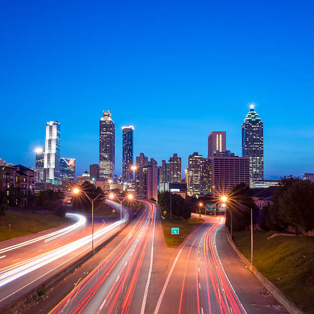 istock Image of the Atlanta skyline during twilight 509211997