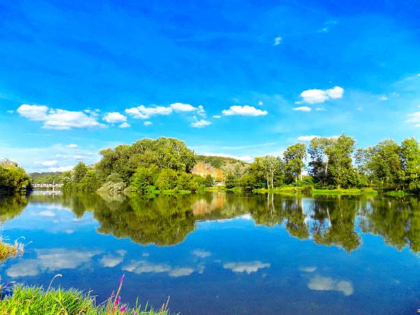 istock Lake with reflexion, trees and sky 509224700