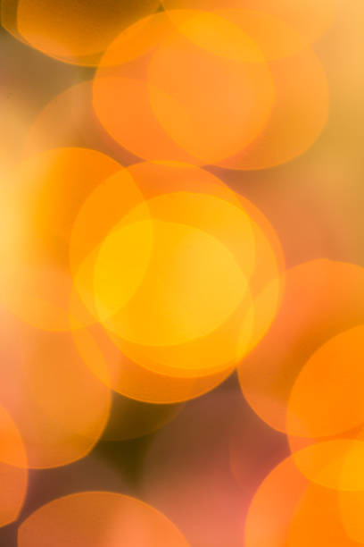 circulaire abstrait bokeh cercles couleurs - bookeh defocused abstract decoration photos et images de collection