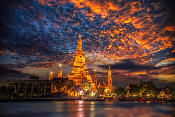 istock Wat Arun at sunset view Temple in bangkok, Thailand 509225410