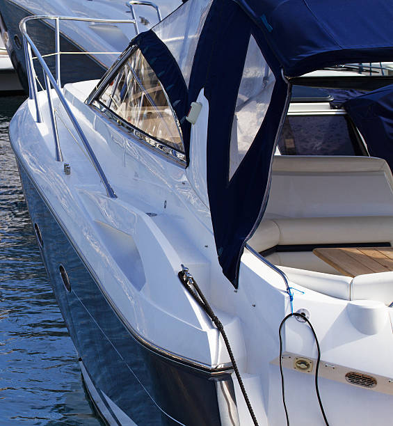 istock Side view of a pleasure boat. 509229138
