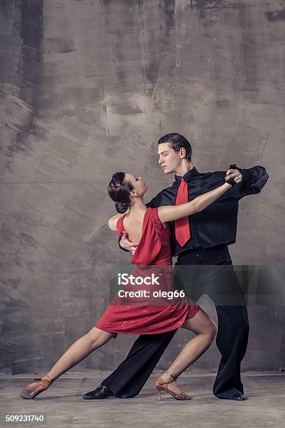 Couple Dancing Tango Argentino Stock Photo - Download Image Now - Tango - Dance, Dancing, Activity