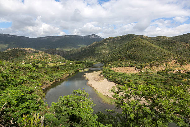 Cuba, Baconao, Landscape near Santiago de Cuba