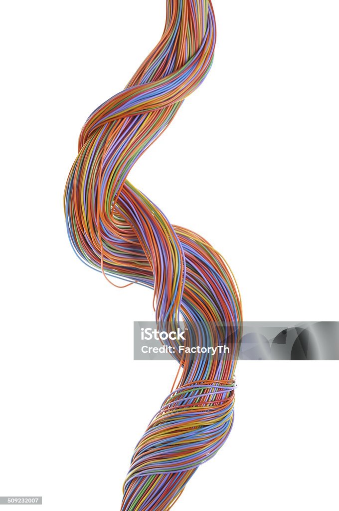 Swirl Computer Swirl Of Computer Network Cables Stock Photo - Download Image Now ...