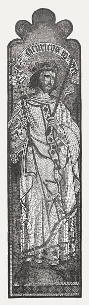 istock Henry III (1202-1272), English king, wood engraving, published in 1877 509234129