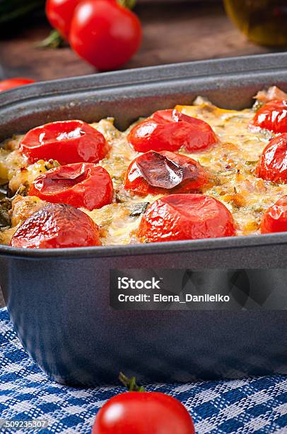 Baked Pudding From A Young Zucchini Carrots Onions And Chicken Stock Photo - Download Image Now