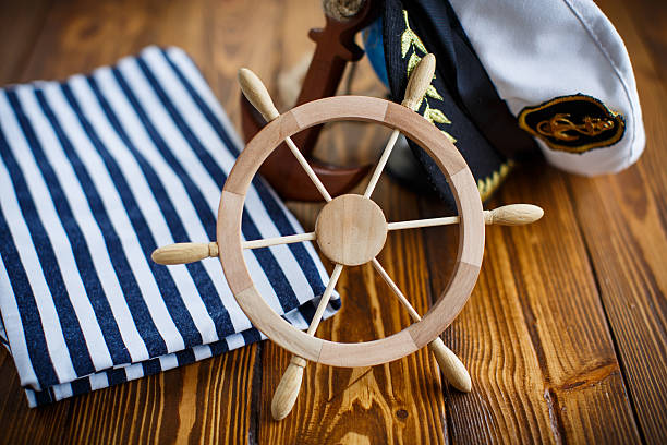 istock Decorative wooden steering wheel 509235388