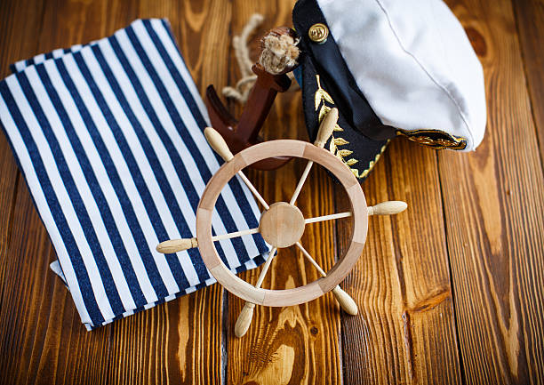istock Decorative wooden steering wheel 509235500