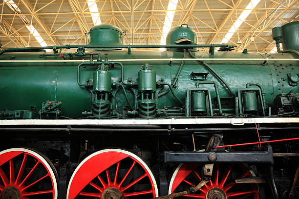 istock Steam locomotive wheels 509235571