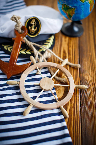 istock Decorative wooden steering wheel 509235598