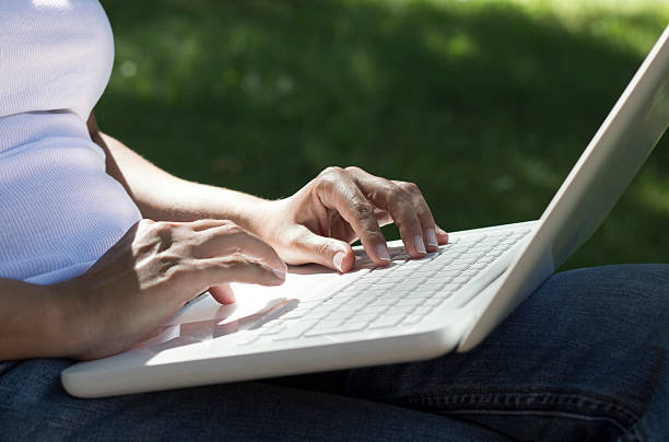 istock Woman Typing On Laptop Keyboard 509238126