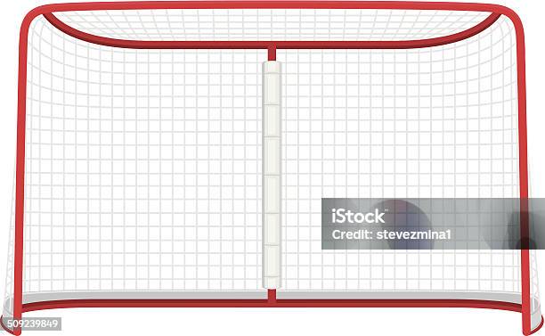 Hockey Net Stock Illustration - Download Image Now - Hockey Goal, Net - Sports Equipment, Goalie