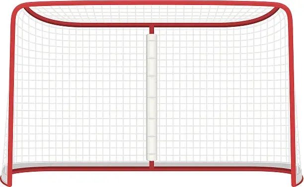 Vector illustration of Hockey Net