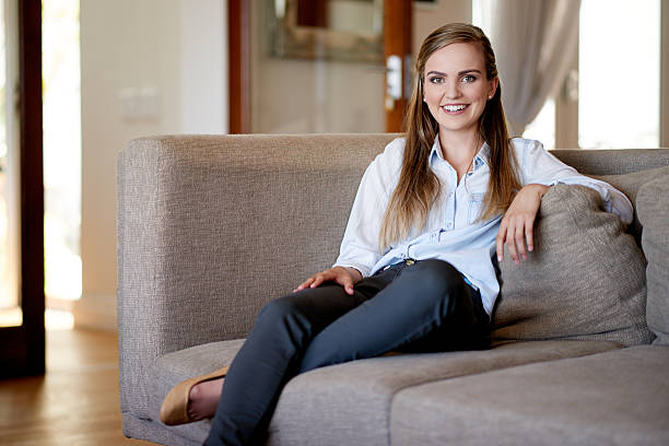 istock It's just me and my comfortable couch today 509241536