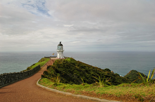 Lighthouse in Cape Reinga, northern New Zealand