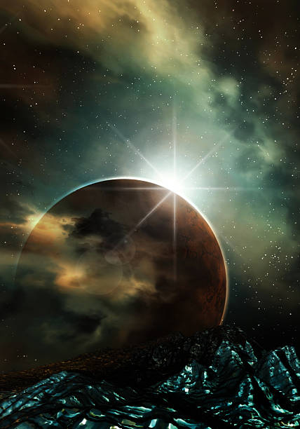 istock Digital Illustration of a Space Scene 509245630