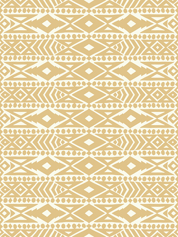 Tatto Aztec tribal mexican seamless pattern. Hipster boho chic background. Trendy layout. Art luxury print, backdrop, paper