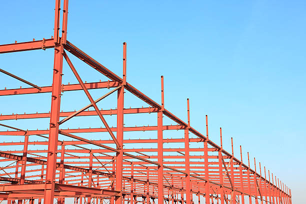 istock The construction of steel structure 509252344