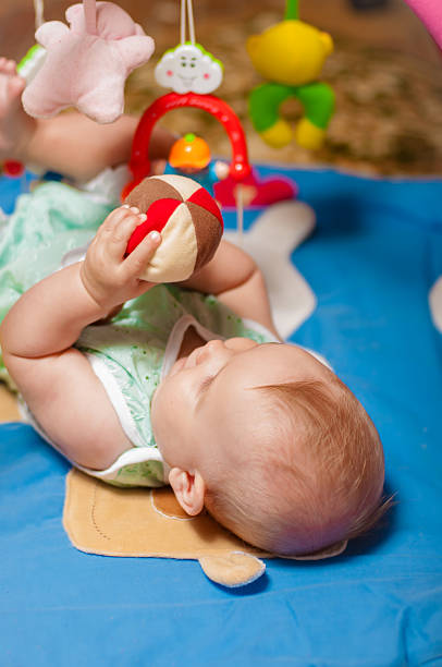 istock Little baby playing with toys 509252791