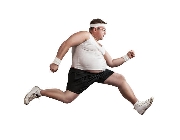 Losing Weight Stock Photo - Download Image Now - Overweight, Men, Running -  iStock