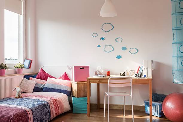 istock Rose details in girl's room 509253012